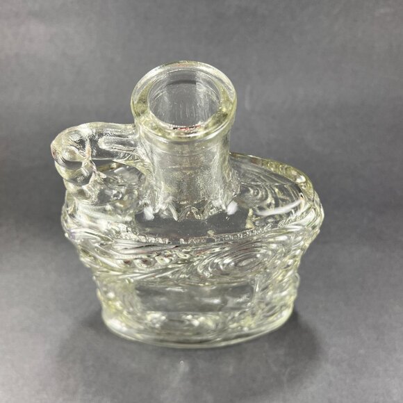 VTG Old Forester KY Whiskey Bottle Decanter Kimble Glass Co Embossed Swirls 50's - Picture 6 of 16